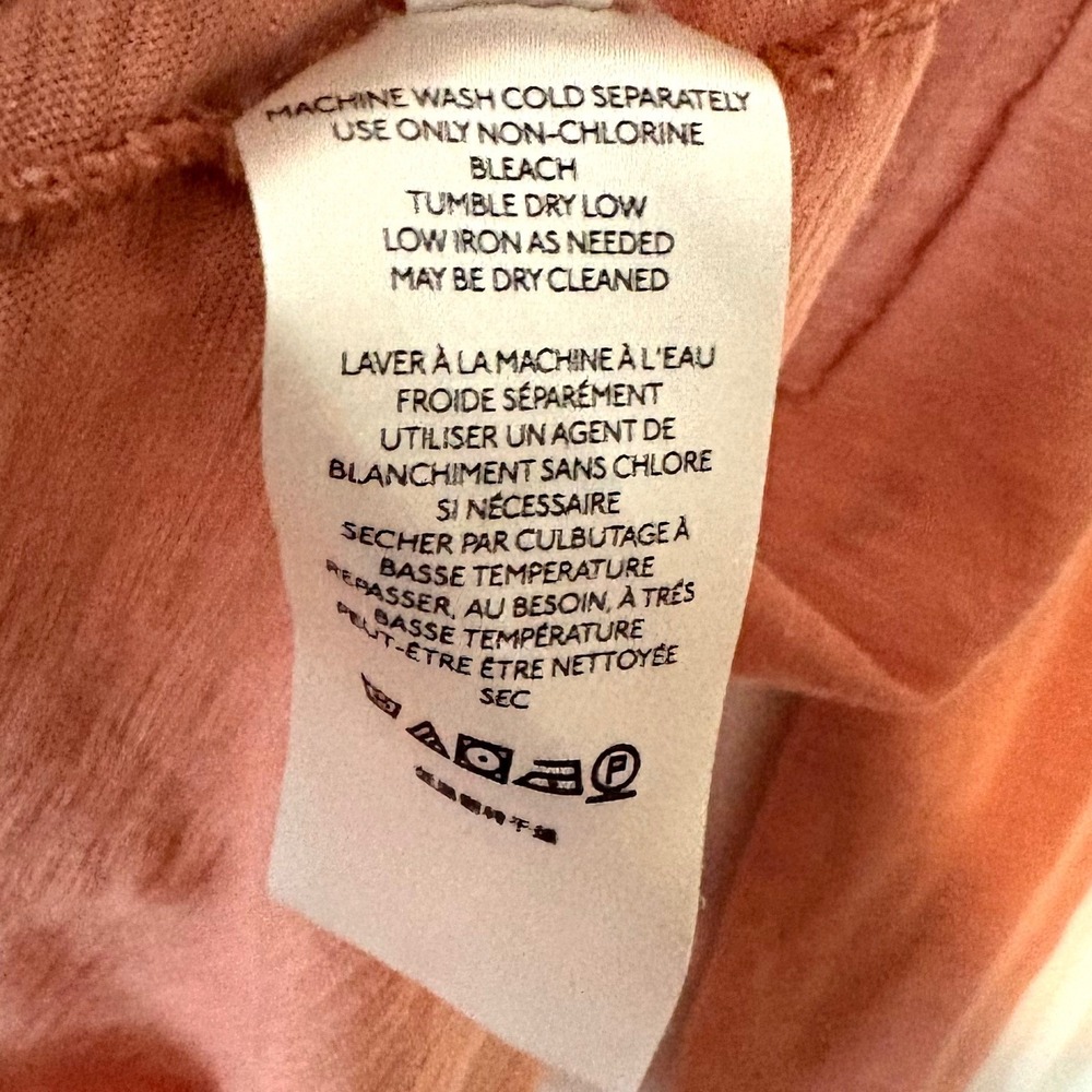 We the Free Women's Dusty Orange Long Sleeve T-Shirt in Size M - Picture 13 of 14